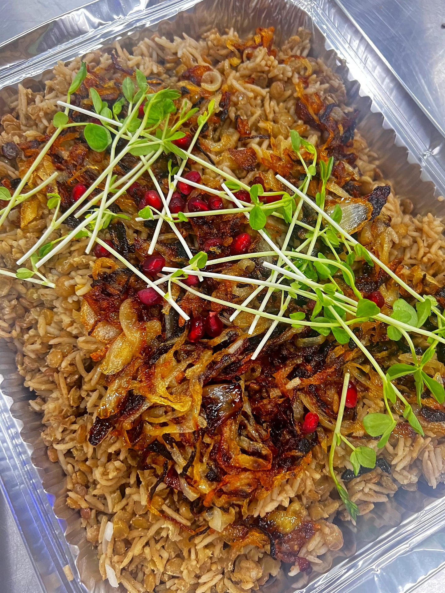 Mjadra Lentils & Rice