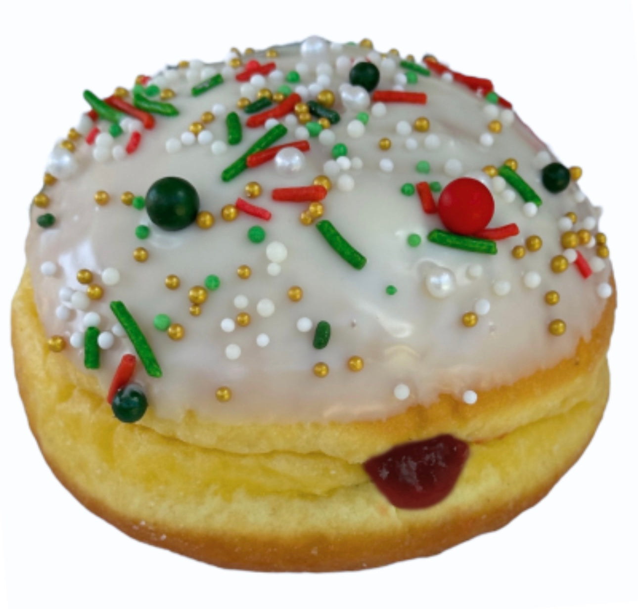 Mini Christmas Jam donuts