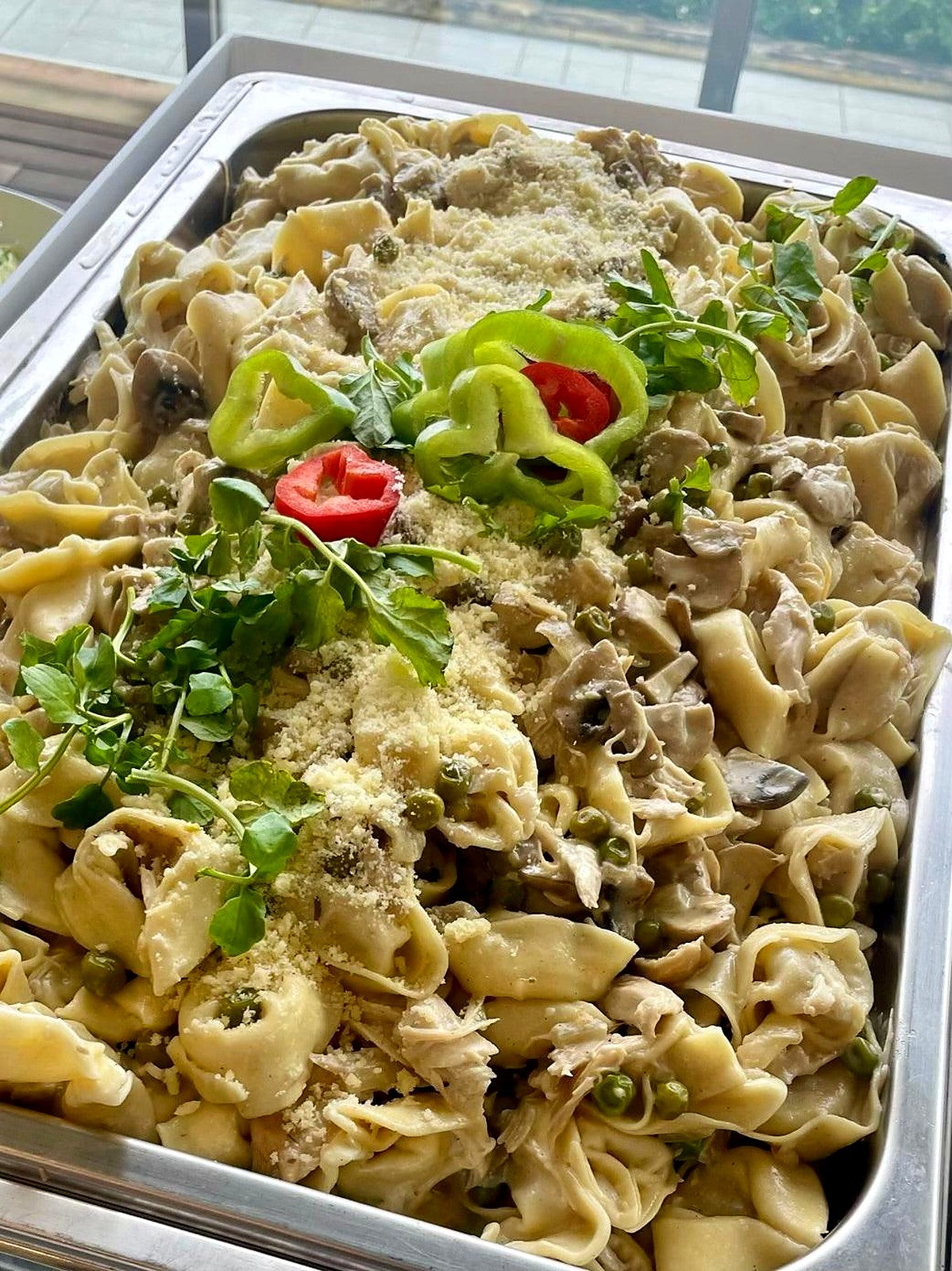 Chicken Mushroom Tortellini - Sammys Catering & Co
