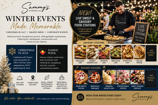 Christmas in July & NAIDOC Week Catering Sydney | Sammy’s Catering Co.