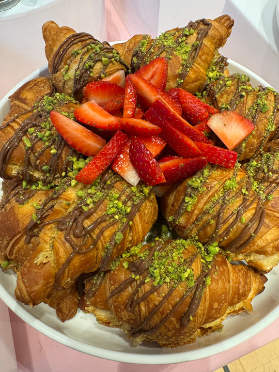 Dubai chocolate croissants