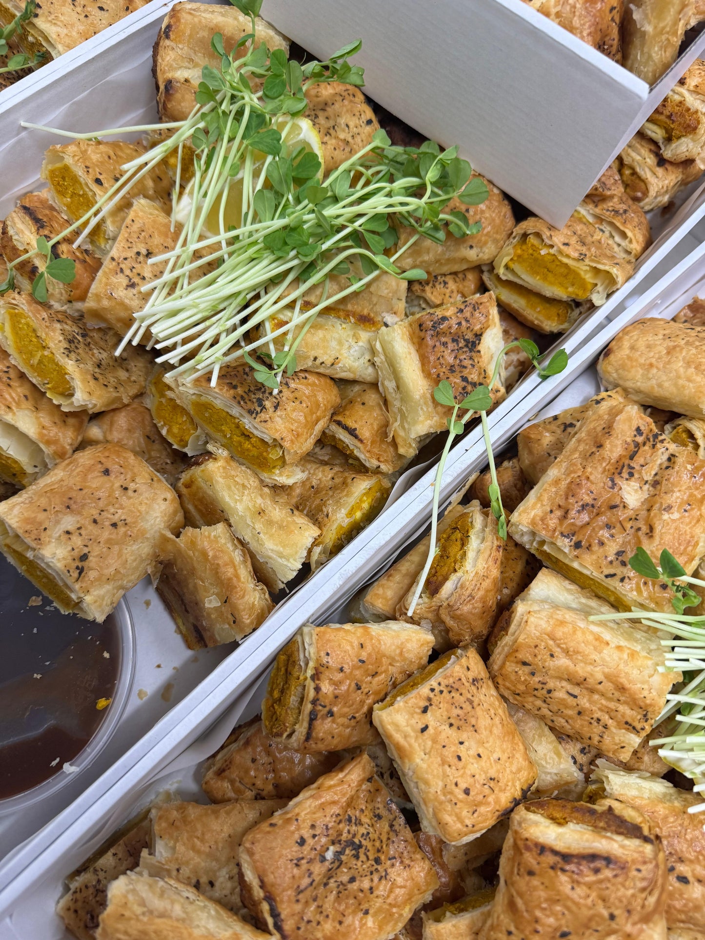 Pumpkin & Ricotta Sausage rolls (veg)