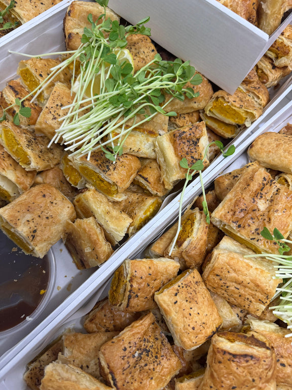 Pumpkin & Ricotta Sausage rolls (veg)
