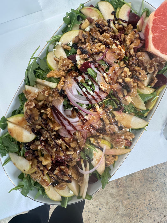 Pear, Goats cheese & Walnut Salad