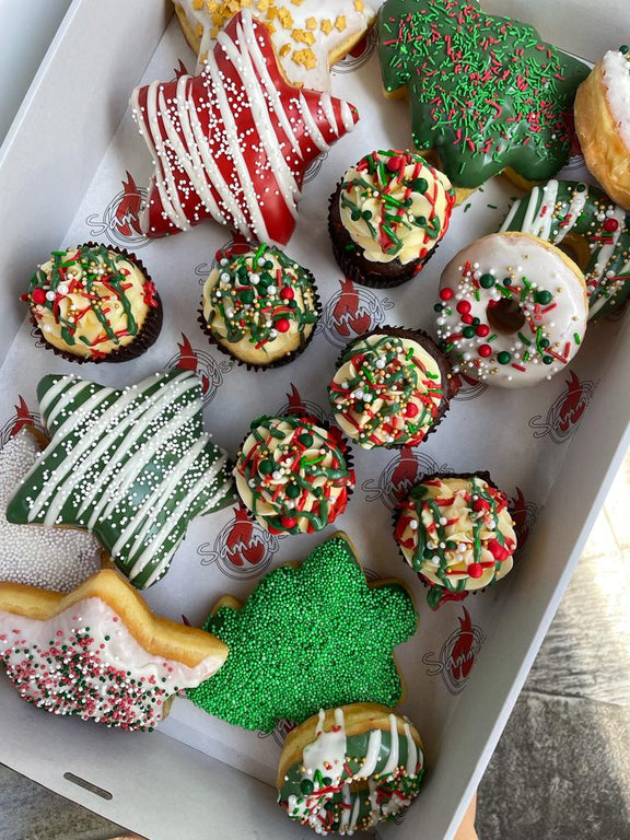 Christmas Donut & Cupcake Platter