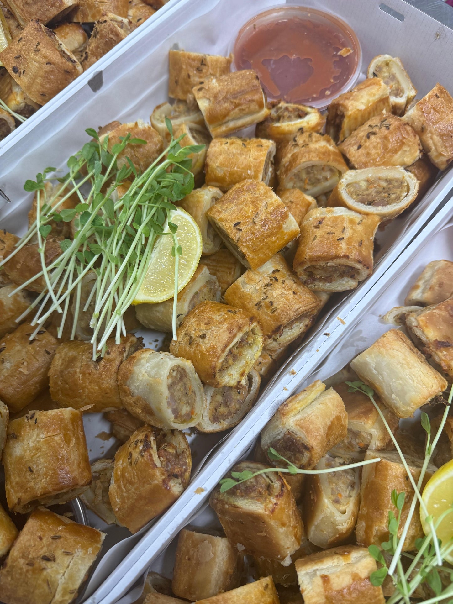 Pumpkin & Ricotta Sausage rolls (veg)