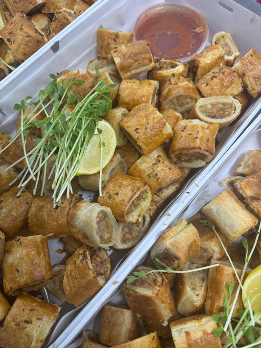 Pumpkin & Ricotta Sausage rolls (veg)