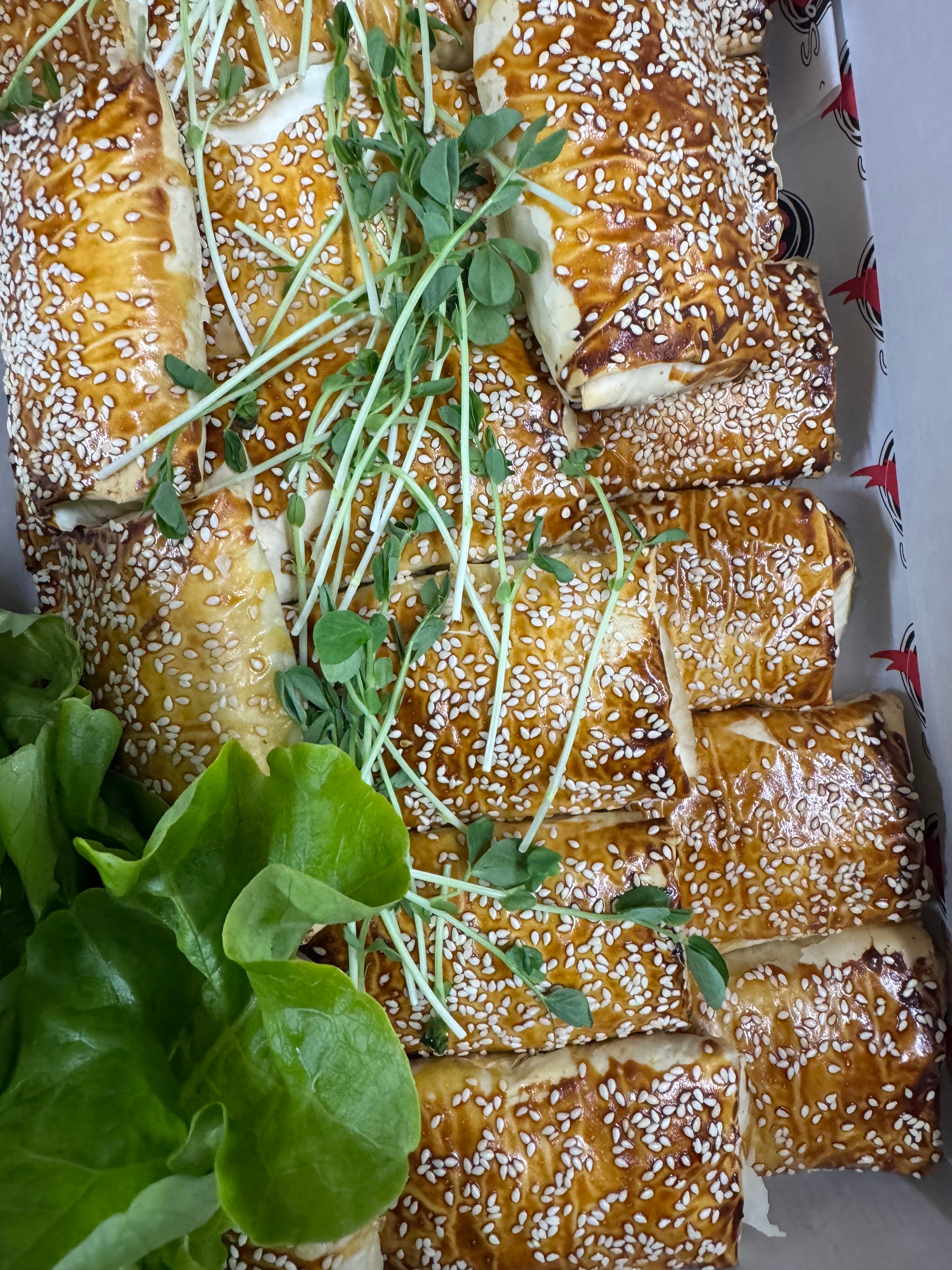 Cocktail Chicken, mushroom, cheese Parcels