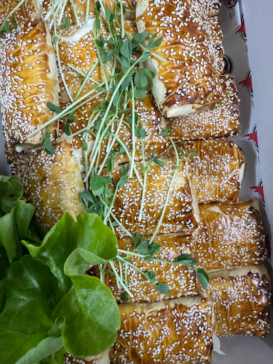 Cocktail Chicken, mushroom, cheese Parcels