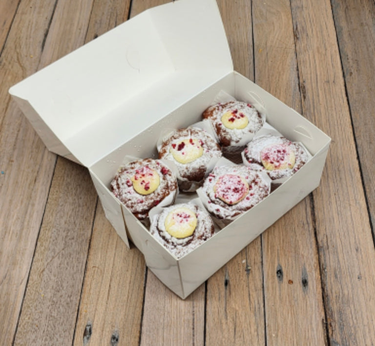 Raspberry & White chocolate Muffins (GF)