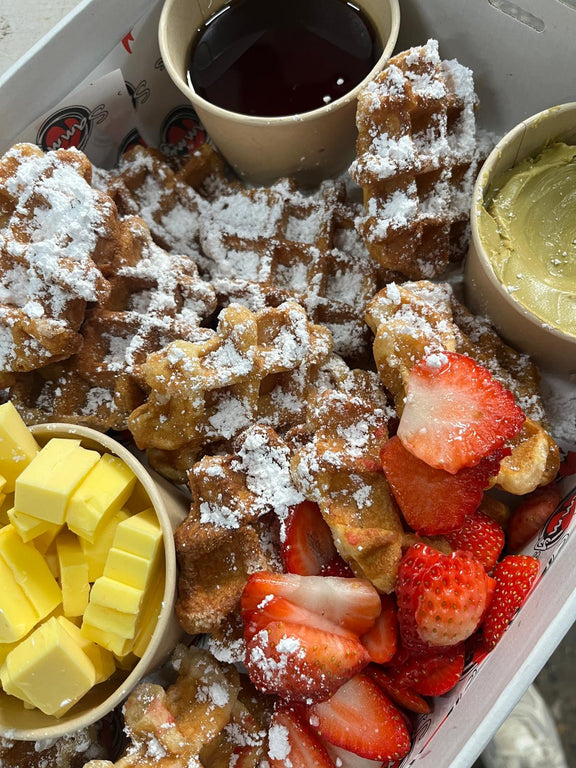 Waffle & pancake platter