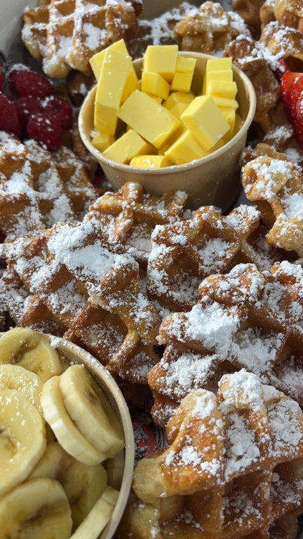 Waffle & pancake platter