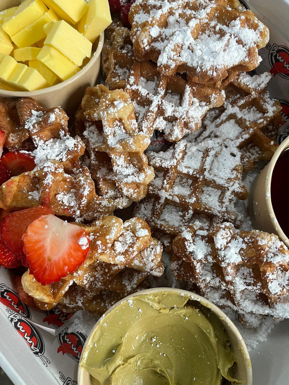 Waffle & pancake platter