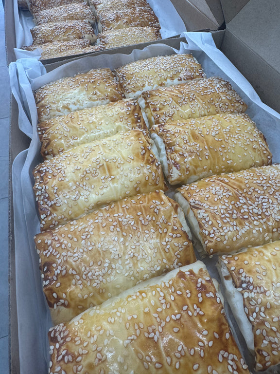 Chicken mushroom & cheese pie