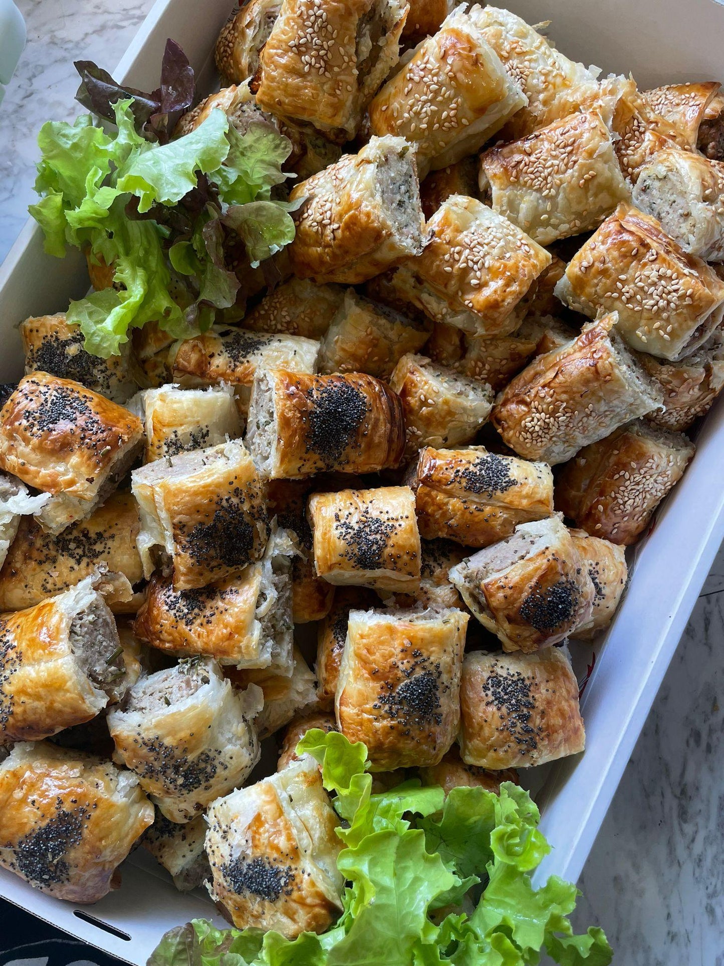 Gourmet Sausage Rolls - Sammys Catering & Co
