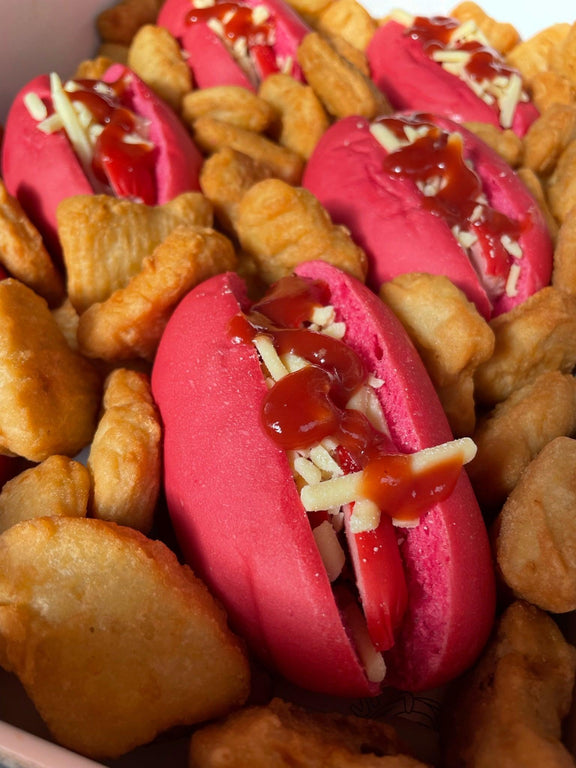 Mini Coloured Hotdogs - Sammys Catering & Co