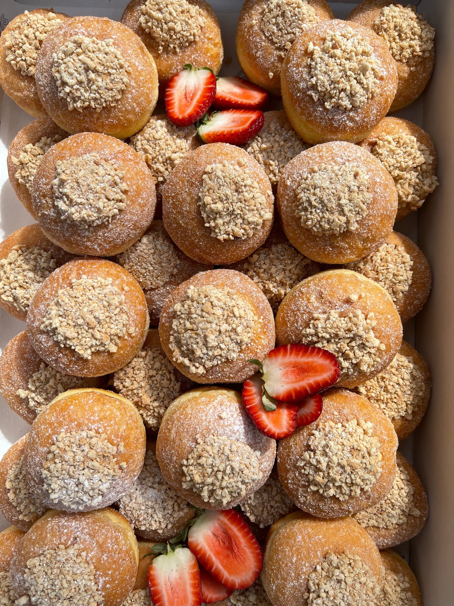 Mini Golden Gaytime Donuts - Sammys Catering & Co
